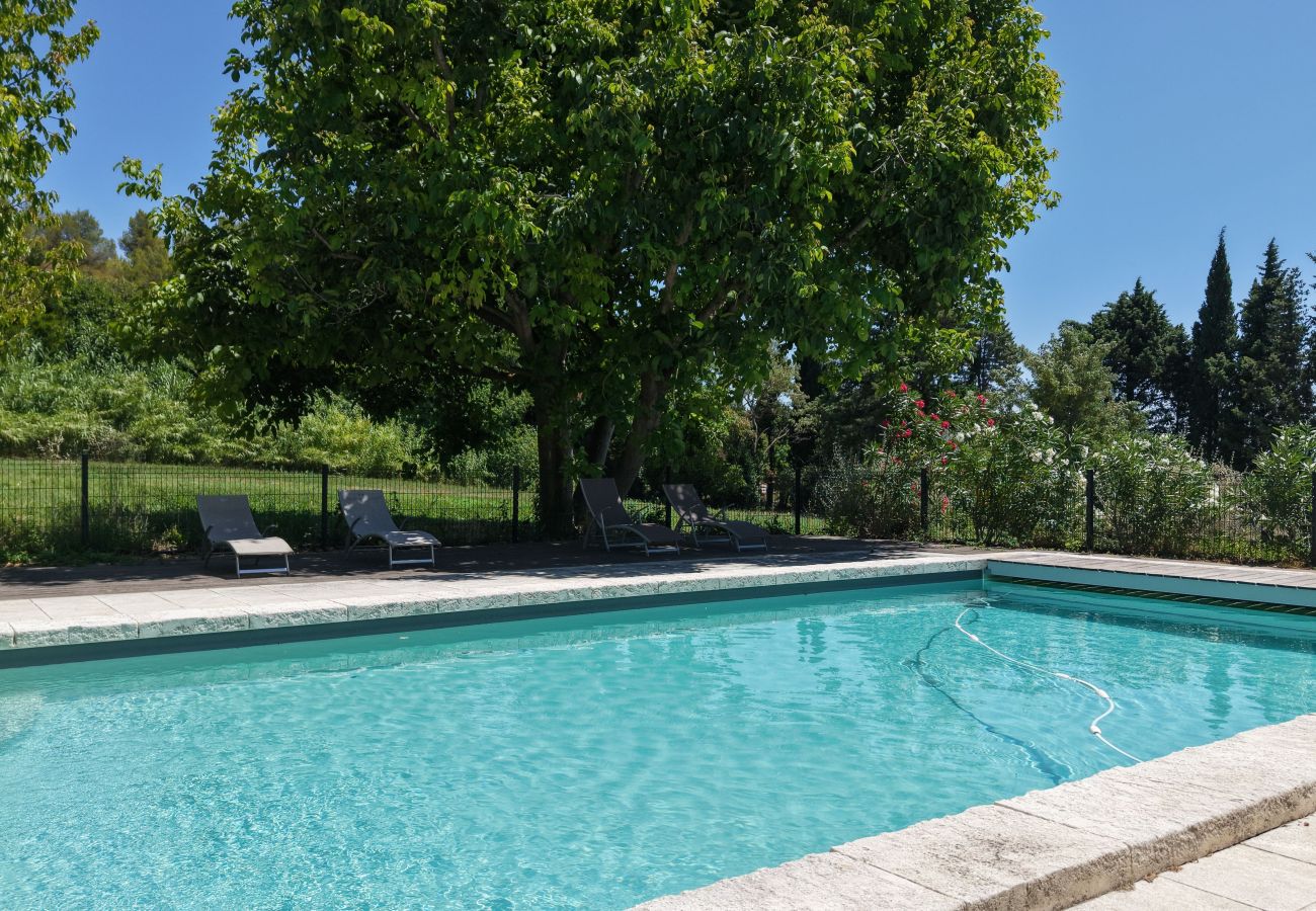 Villa à Maussane-les-Alpilles - Mas avec piscine, vue Maussane les Alpilles, 10 pers