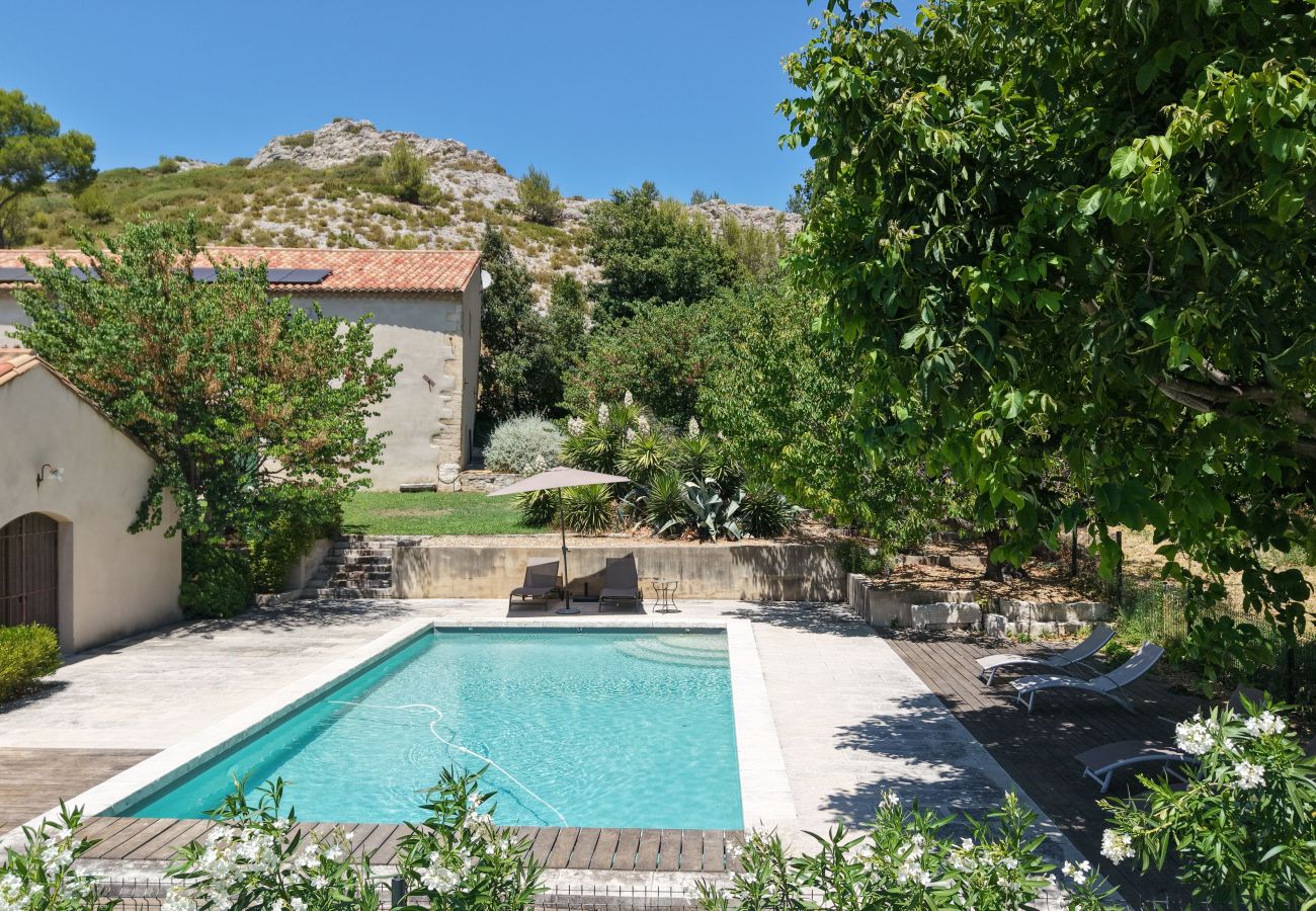 Villa à Maussane-les-Alpilles - Mas avec piscine, vue Maussane les Alpilles, 10 pers
