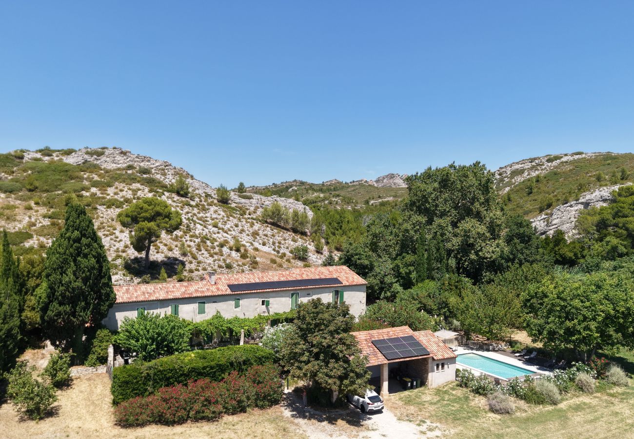 Villa à Maussane-les-Alpilles - Mas avec piscine, vue Maussane les Alpilles, 10 pers