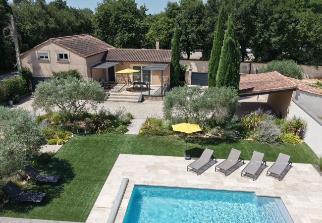Villa à Carpentras - Villa moderne piscine, vue Ventoux, 6 pers. Carpentras