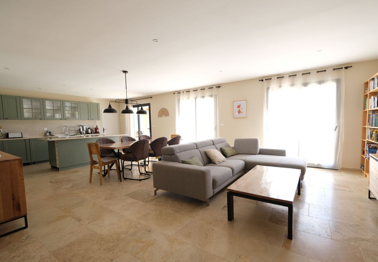 Villa à Paradou - Villa pour famille piscine 8 pers Maussane les Alpilles