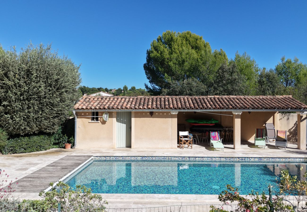 Villa à La Motte-d´Aigues - Villa climatisée vue Luberon piscine chauffée 8 pers