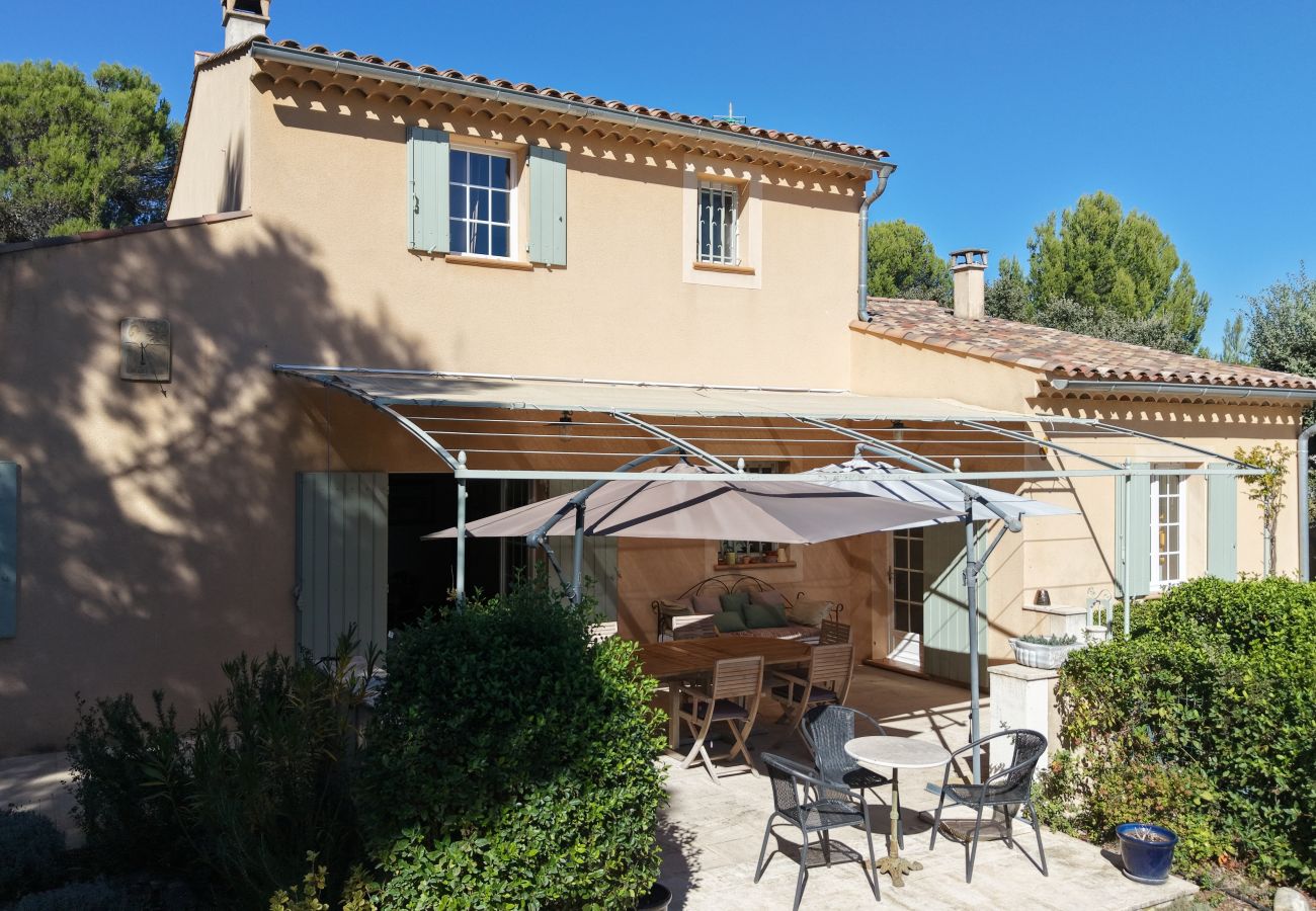 Villa à La Motte-d´Aigues - Villa climatisée vue Luberon piscine chauffée 8 pers