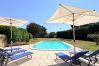 Villa à Mallemort - Mas provençal piscine, vue Luberon, 10 pers proche Aix